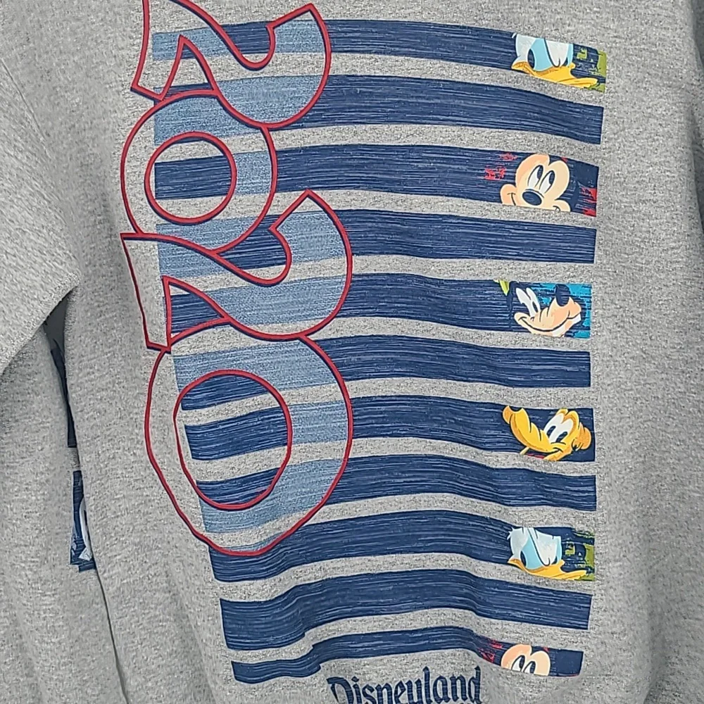 Disneyland resort 2020 crewneck sweatshirt gray small unisex - Picture 3 of 8